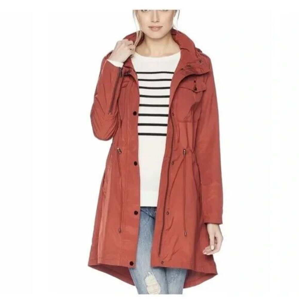 Badgley Mischka Rust Utility Jacket with Hood
